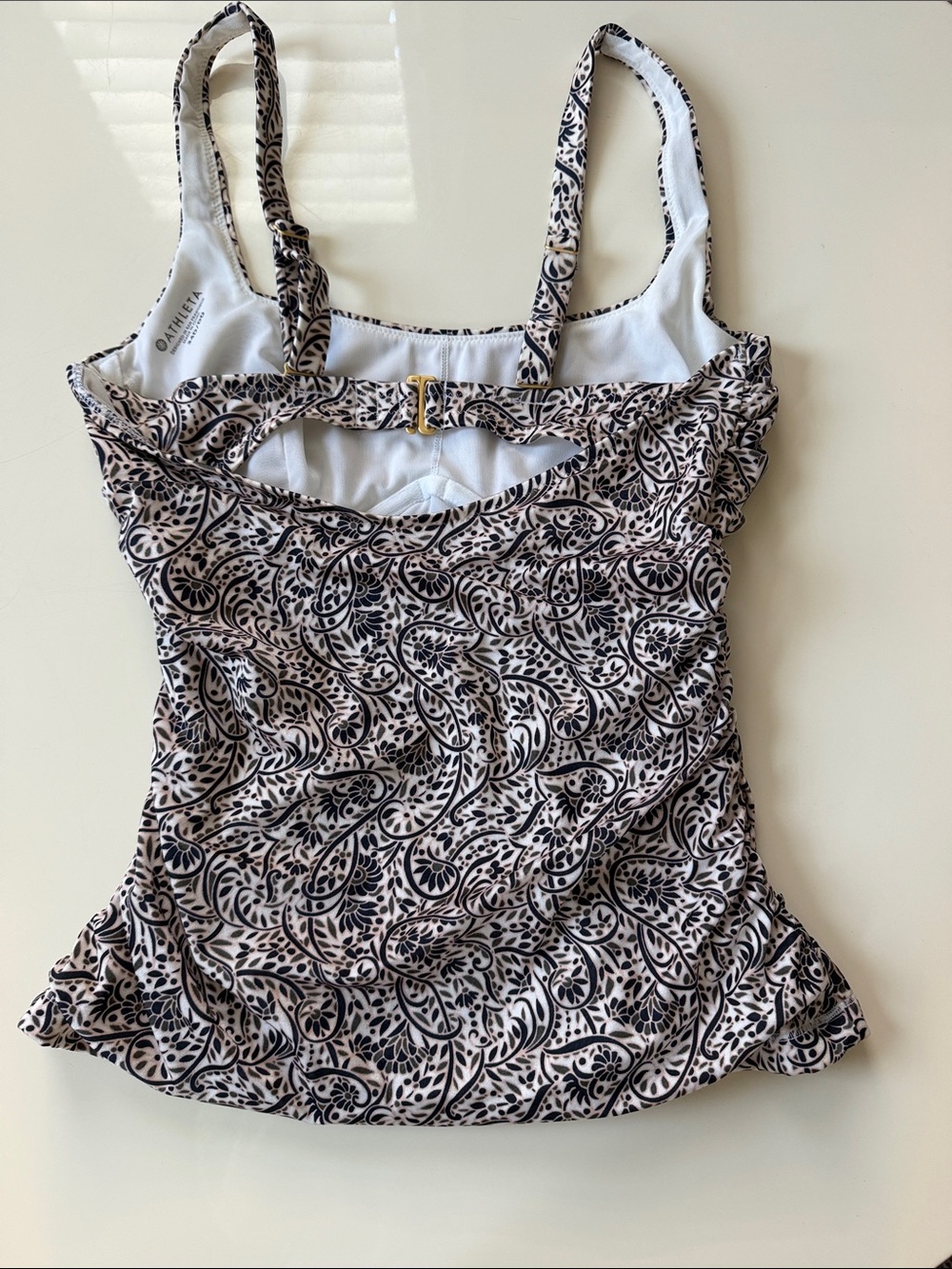 Athleta Aqualuxe Batik Swim Top - Picture 4 of 7